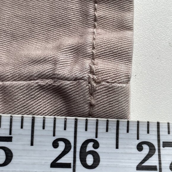 Torrid Military Crop Pant Women's 18 Taupe Pale Pink Twill Ankle Cargo Stretch - Picture 10 of 10